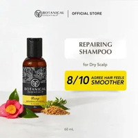 Botanical Essentials - Repairing Shampoo YLANG [60mL] | Sampo Perawatan Rambut Kering Rusak - Melemb