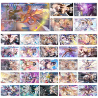 Digimon Playmat Angewomon DTCG CCG Mat Trading Card Game Mat Board Game Mat High Quality Rubber Mouse Pad Free Bag 600x350x2mm
