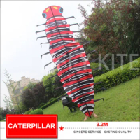 New Arrival Large 3.2m Centipede Kite for Adults High Quality Colorful Caterpillar Single Line Kites Many Color to Choose