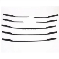 Exterior Front Grille Bumper Strip Frame Cover Decoration Trims For Hyundai Grand Starex H-1 2018 2019 Car-Styling Accessories