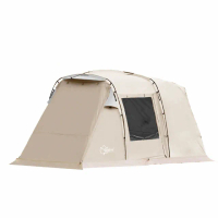 【Outdoorbase】沙丘車尾帳-有雪裙-豆灰色(車尾帳 快速搭建 寬敞)