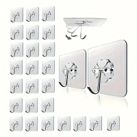 【10pcs】Gantungan tempel dinding kuat 10 kg/Gantungan tempel dinding/Hook/Kait tempel tanpa mengukur/