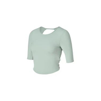 Black Label Signature Power Rise Inpad 5" Short Sleeve Sports Top Atasan Olahraga Wanita - XFL1BL150