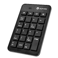 KINYO USB有線筆電專用巧克力數字鍵盤