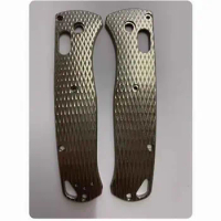 1 Pair Custom Made Titanium Alloy Handle Scales for Benchmade Bugout 535 Knives