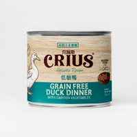 【CRIUS 克瑞斯】全齡貓罐 天然紐西蘭 低敏無穀 單一純肉 主食罐 低敏鴨 175G (24罐)