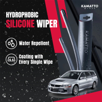 Kamatto Wiper Mitsubishi Lancer Evo IX Wagon (2005-2007) Hydrophobic Silicone Water Repelling Coatin