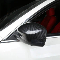 2pcs for Maserati Levante carbon fibre pattern Rearview mirror shell Decorative cover sticker