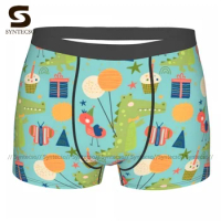 Crocodile Underwear Trenky Polyester Funny Trunk Man Pouch Sublimation Boxer Brief