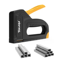 TOLESA Staple Guns for Wood Light Duty Home Use Manual Staplers Upholstery Nail Gun with 1200 Staples Home Decor Carpentry Tools