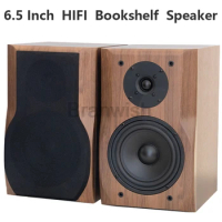6.5 Inch Subwoofer Speaker Passive Bookshelf HiFi Speaker Two-Way Surround Sound Desktop Speaker Sound Box Power Speaker 200W