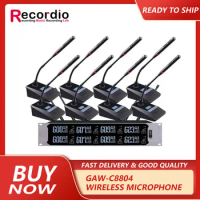 GAW-C8804 One for eight conference wireless microphone professional wireless microphone system