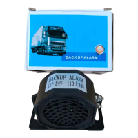Alarm Mundur 1 Suara Mobil Back Horn Klakson Mundur Truck & Bus Anti Air 12v/24v Kendaraan Car Siste