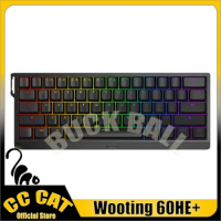Wooting 60he+ Mechanical Keyboards Magnetic Switch Bluetooth Wireless Keyboard 3mode Gasket Custom Rgb Hot-Swap Gaming Keyboad