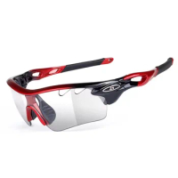 Obaolay Lasted Photochromic sunglasses TAC Polarized Bicycle glasses Unisex UV400 protectionCycling Glasses