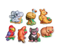 MAINAN EDUKASI - 4M MOULD & PAINT AUSTRALIAN ANIMALS