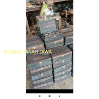 Kotak perhiasan sovenir pusaka full ukir garap halus 30*20*8 antik