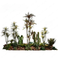 Large Imitative Tree Areca Palm Bionic Green Plant Fake Trees Plant Landscape Bonsai Decoration Ornaments