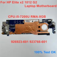 6050A2863101 For HP Elite x2 1012 G2 Laptop Motherboard With i5 i7 CPU RAM 8G/16G Mainboard 923772-601 923469-601