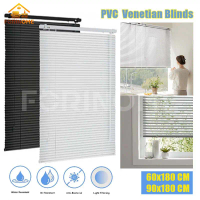 Venetian Blinds 90x180 CM/60x180 CM PVC Tirai Gulung Gorden Lipat Jendela 25 mm Tirai Penutup Kerai 