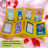 Alas Tatakan mengaji Rekal Anak plastik custom nama, kokoh, anti air, tanpa pre-order