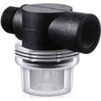 Water Pump Strainer Filter, RV Replacement 1/2 Inch Twist-on Pipe Strainer Compatible with WFCO or Shurflo Pumps