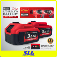 1pcs PRODIY 21V Rechargeable Lithium Ion Battery for Impact Wrench Battery Only 4.0Ah 5.0Ah (for RED