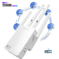 EATPOW 1200Mbps Dual Band 2.4G&amp;5GHz WiFi Extender WiFi Repeater Powerful Wireless Router/AP AC1200 Wlan Wi Fi Range Amplifier