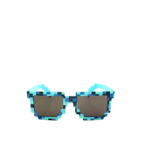 Hamlin Twinx Kacamata Anak Model Pixel Minecraft Mosaics UV400 Frame Material PC ORIGINAL - Blue