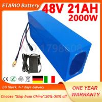 2000W 1500W 1000W 48V 20Ah Electric Bike Battery 48V 20Ah Ebike Battery 48V Lithium battery with 50A BMS And 54.6V 5A charger