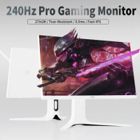 27-inch 2K 240Hz gaming monitor, HDR10 support, fast GTG response, ideal for professional gaming and multitasking.