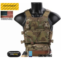EMERSON Tactical Vest W/For MK3 Chest Rig Premium Set Airsoft Hunting Plate Carrier Combat Protective Guard Gear Nylon