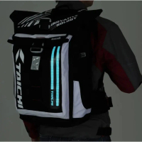 Taichi Waterproof Bagpack Ransel Tas Riding Taichi RS272 Led Panel Backpack