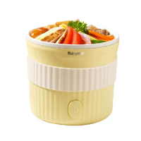 Multifunctional Mini Rice Cooker For 1-2 Persons Portable Hot Pot Multifunctional Ramen Pot Mini Rice Cooker