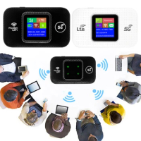 4G LTE Wireless WiFi Router Portable WiFi Mobile Hotspot with SIM Card Slot Car Mobile Broadband Qualcomm MSM8916 Chip Plug Play