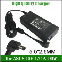 Genuine 19V 4.74A 90W Notebook Adaptor For Asus K53E K53SC X44H X44L X54H Power Adapter AC Charger Laptop