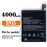 BN45 4000mAh Battery For Xiaomi Redmi Note 5 Pro &amp; Redmi Note 5 AI Dual Camera Phone Replacement Batteries + Tools