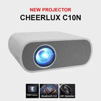 Proyektor Cheerlux C10N 1080P 2600 Lumens Mini Projector Basic Bluetooth Proyektor Presentasi Meetin