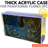 Phantasmal Flames UPC Acrylic Display Case <<uv proof=\\">> for Pokemon Mega Charizard ENGLISH TCG 1