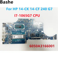 TPN-I131 6050A3166001 For HP 14-CK 14-CF 240 G7 246 G7 Laptop Motherboard I7-1065G7 CPU 100% Working