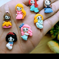 Clay Resin Karakter 1pcs Clay Princess 1set  Clay Lucu