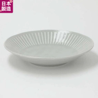 【NITORI 宜得利家居】日本製 輕量深皿 撥水十草 GY(輕量 皿 撥水十草)