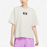 Nike 短袖 Sabrina Boxy 女款 象牙白 黑 紫 漸層 寬鬆 落肩 純棉 棉T 短T FJ2701-072