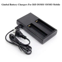 for OSMO/OSMO Mobile Gimbal Battery Dual Charger Fast Charging Battery Handheld Gimbal Camera Charging Hub for DJI OSMO Mobile