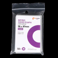 50pcs Korea Card Sleeves Clear Acid Free CPP HARD 3 Inch Photocard Holographic Protector Film Album Binder Photo Popcorn Card