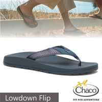 【Chaco】男 LOWDOWN FLIP 夾腳拖鞋.人字拖.海灘鞋_CH-LFM01-HI29 灰藍恆美