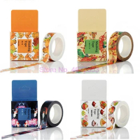 1000pcs 1.5CM Wide Amazing Library Books Washi Tape DIY Scrapbooking Sticker Label Masking Tape School Office Supply