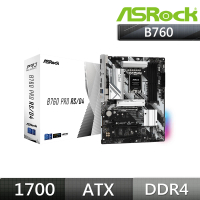 【ASRock 華擎】B760 PRO RS/D4 ATX INTEL主機板