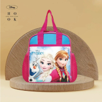 【Disney 迪士尼】Hooks嚴選 迪士尼系列造型兒童餐袋 便當袋(前方有收納袋可放置小物)