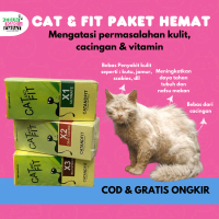 Paket Hemat Cat & Fit - Value Pack X1 X2 X3 Obat Kutu, Cacing, Scabies dan Vitamin Kucing